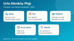 urla altınköy plajı bilgi